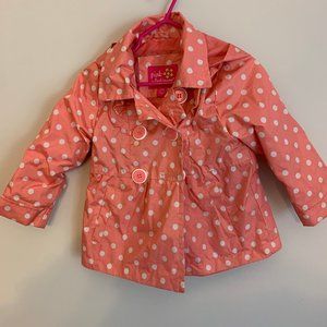 Girls Hooded Raincoat 24 Month